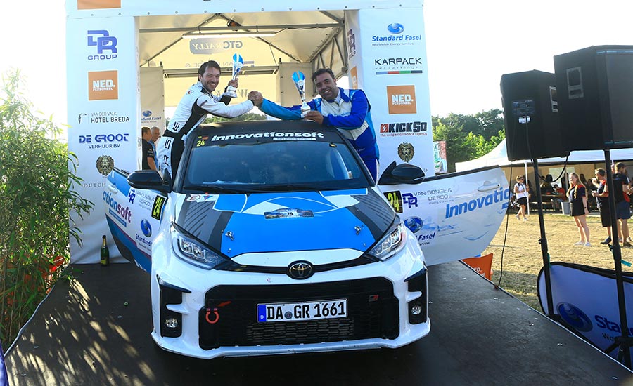 Eertink domineert opnieuw in klasse bij GTC Rally – met Wagemans als navigator