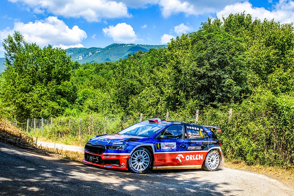 Miko Marczyk ERC 2025 Championship Leader Rally di Roma Capitale 2025