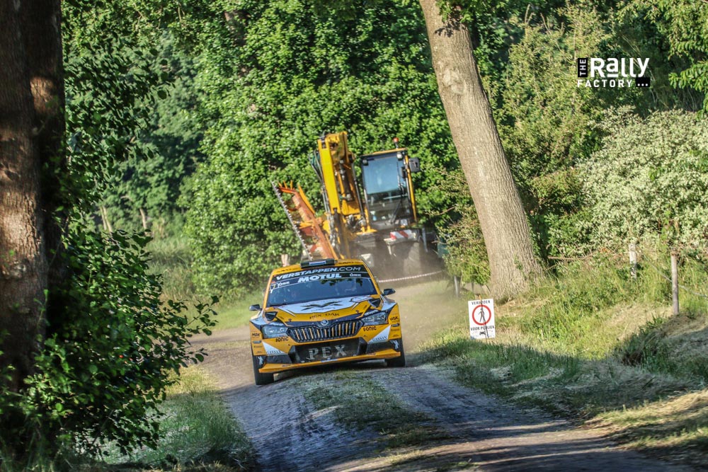 Stan Pex Jorie Christiaens Vechtdal Rally 2025 Skoda Fabia Rally2 Evo