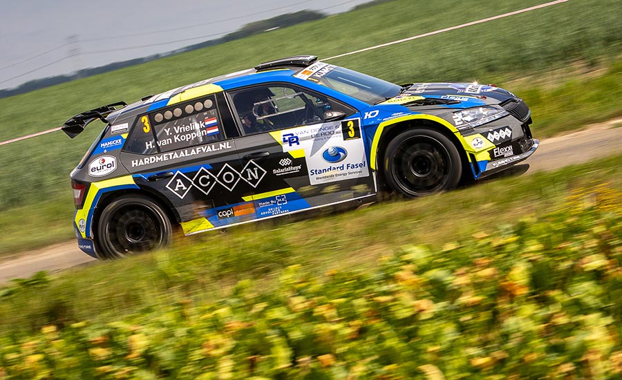 Sterke vierde plaats voor Vrielink in GTC Rally