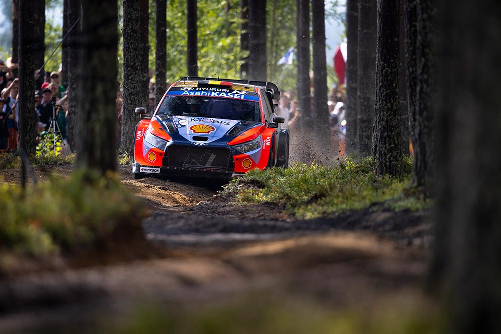 Thierry Neuville WRC Rally Finland 2025 Day 2 Friday Hyundai i20 N Rally1