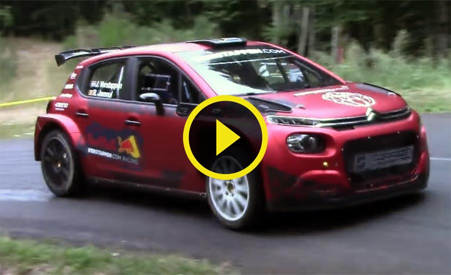 Test Jos Verstappen Citroën C3 Rally2 in Frankrijk - Roger Hodenius Sarrazin Motorsport