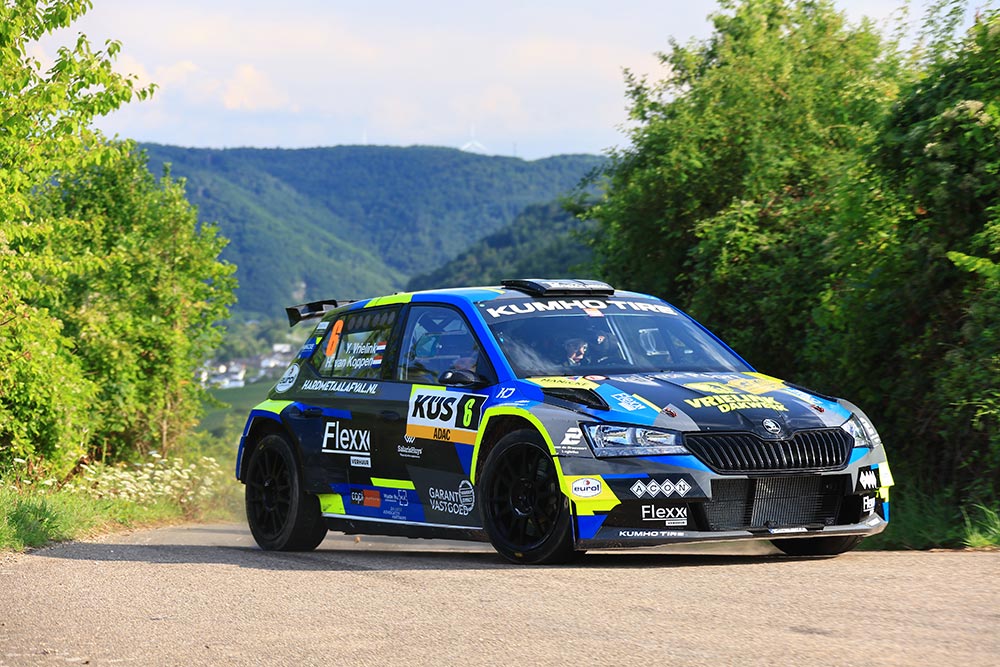 Yannick Vrielink Rallye ADAC Mittelrhein 2025 Skoda Fabia Rally2 Evo
