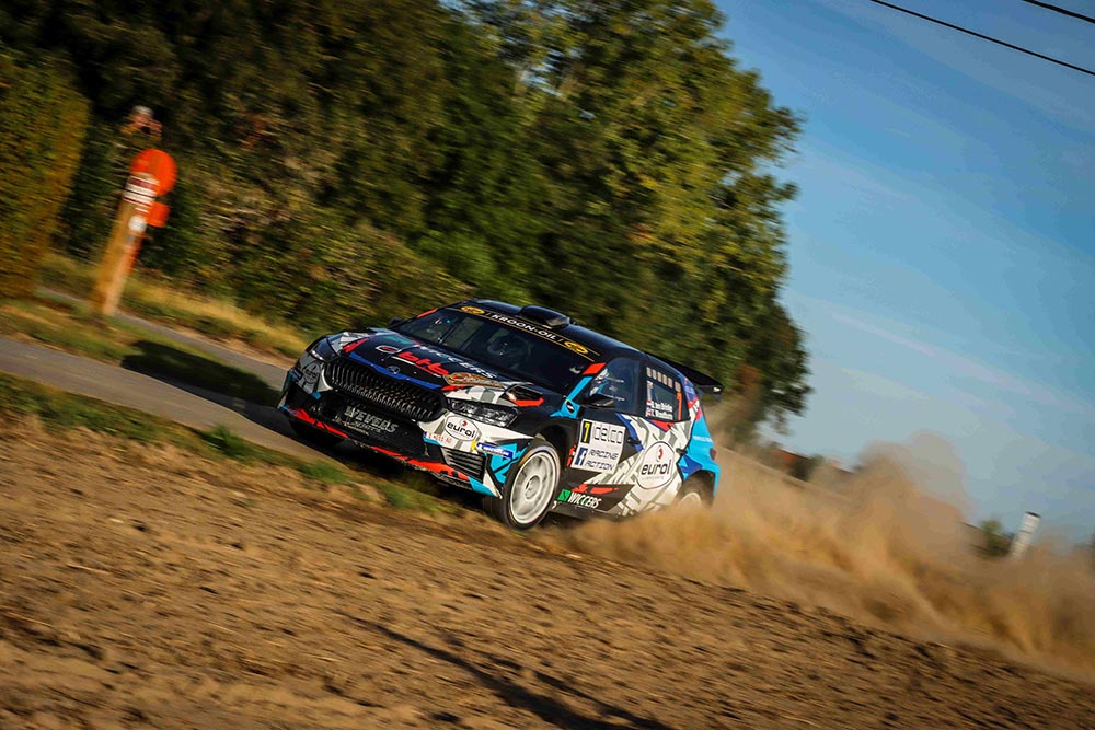 Bernhard ten Brinke Omloop van Vlaanderen Rally 2025 P3 Skoda Fabia RS Rally2