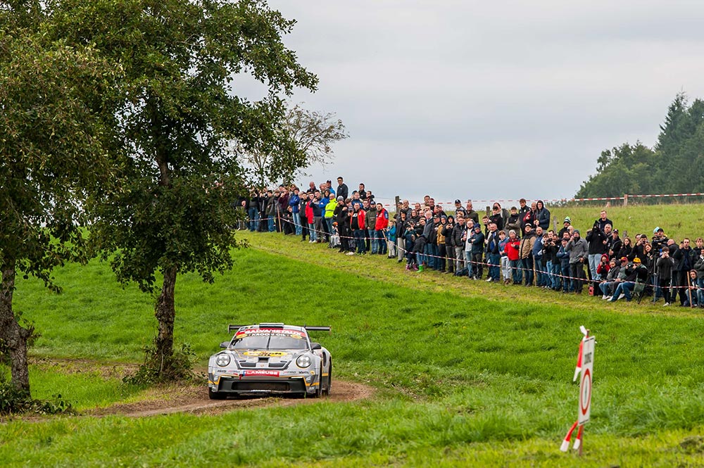 Cedric Cherain Winnaar East Belgian Rally 2025 Porsche 992 Rally GT