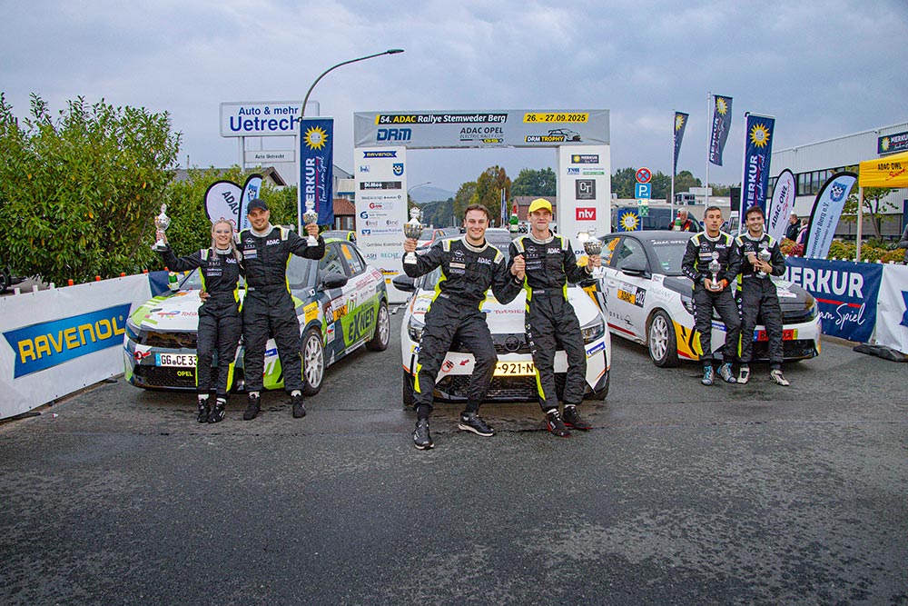 Kamermans pakt eerste overwinning in Opel Electric Cup tijdens Rallye Stemwederberg