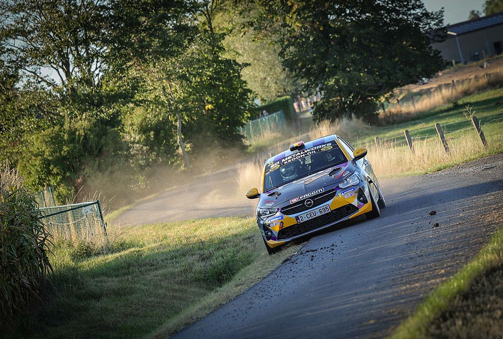 Lander Depotter Omloop van Vlaanderen Rally 2025 P1 Junior BRC Stellantis Cup Opel Corsa Rally4