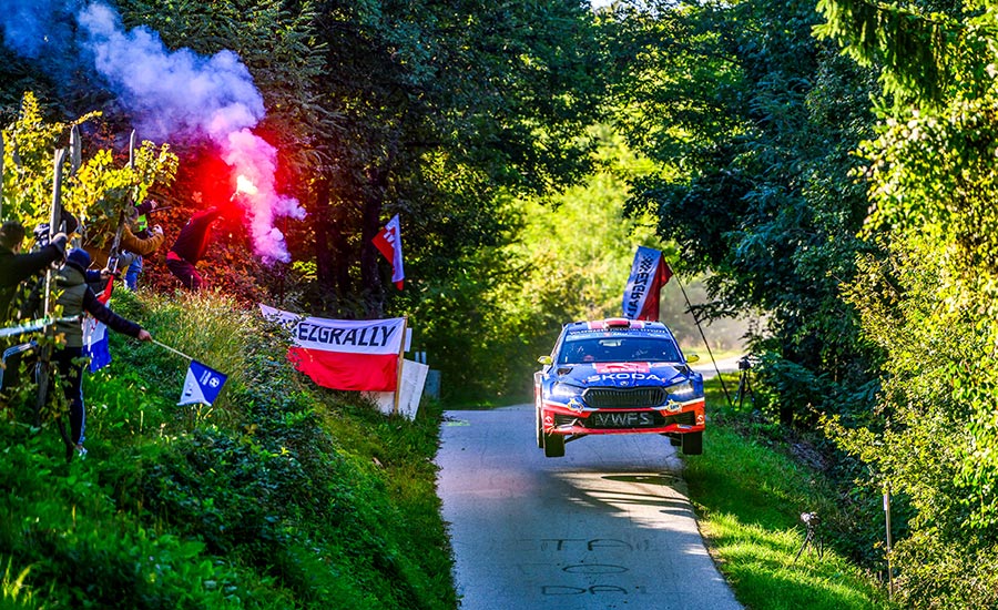 Miko Marczyk ERC 2025 winner Skoda Fabia RS Rally2 Croatia Rally