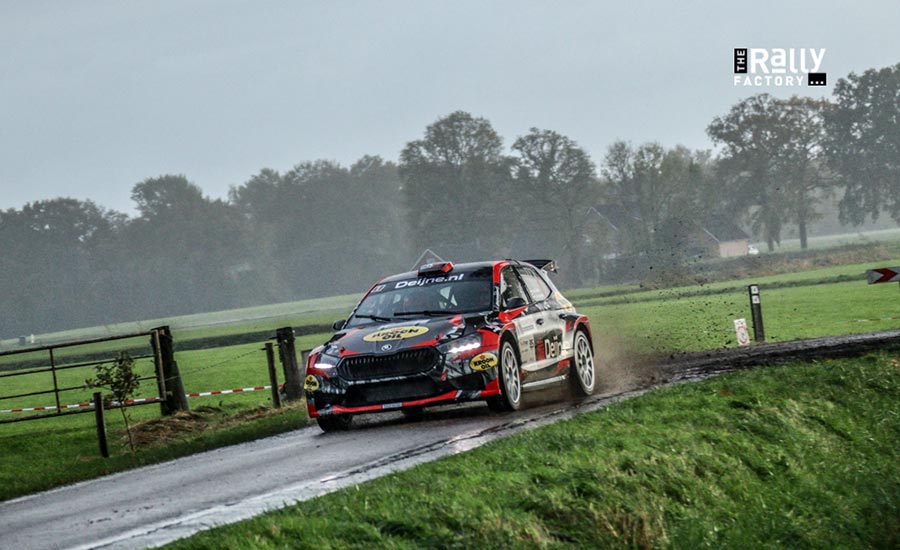 Podium voor Van Deijne in seizoensfinale tijdens Twente Rally