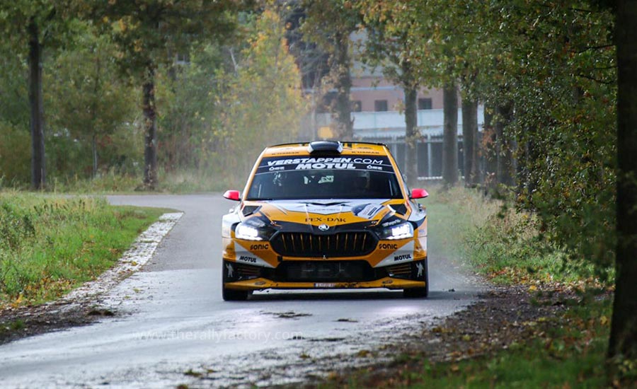 Stan Pex pakt in extremis eerste rallyzege in Twente Rally