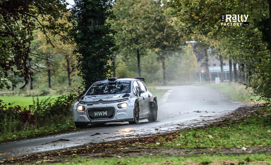 Vrielink beloont sterke test in Citroën C3 Rally2 met P2 in Twente Rally
