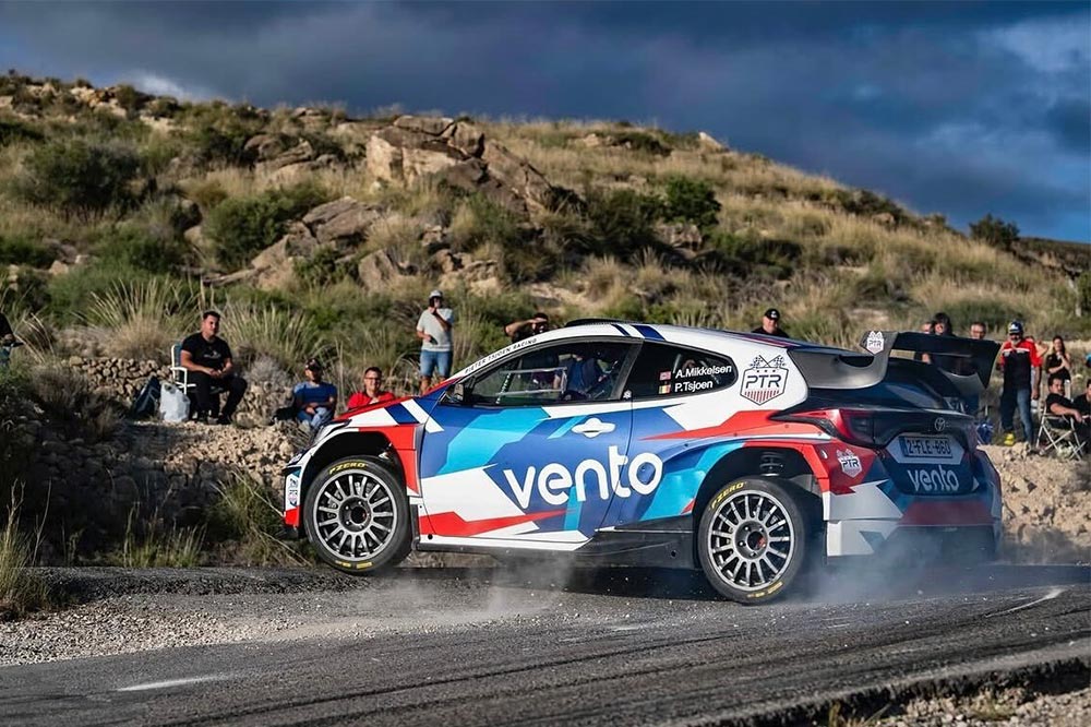 Andreas Mikkelsen Pieter Tsjoen Toyota GR Yaris Rally2 Spa Rally Nucia