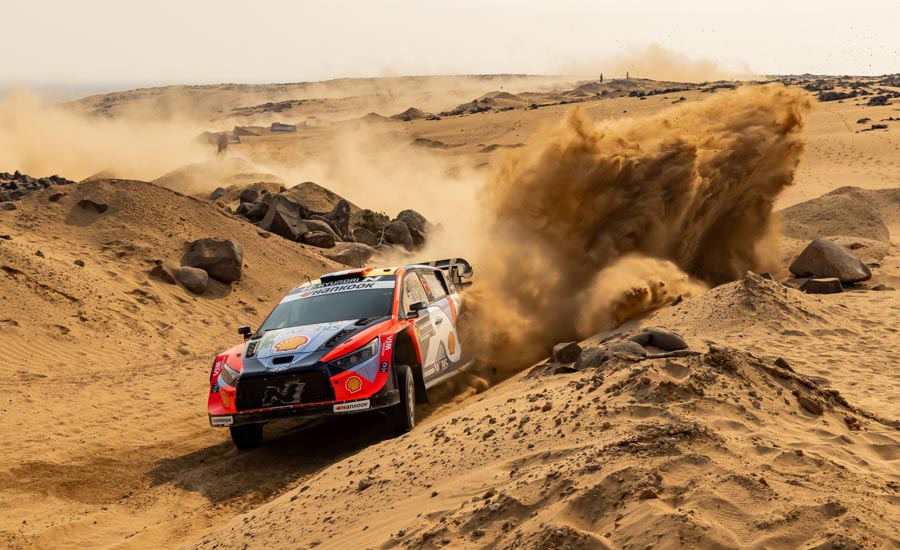 Fourmaux leider na WRC Saudi Dag 2, Ogier virtueel WK-leider met 1 punt