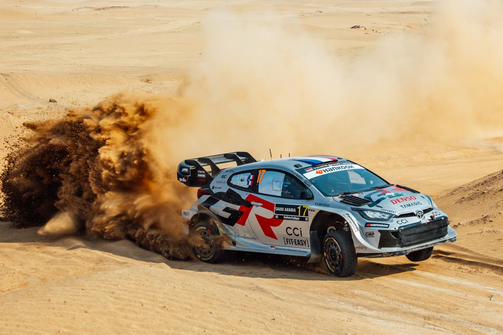 Ogier Landais Virtueel Leider WK-stand na WRC Rally Saudi Arabia 2025 Day 3