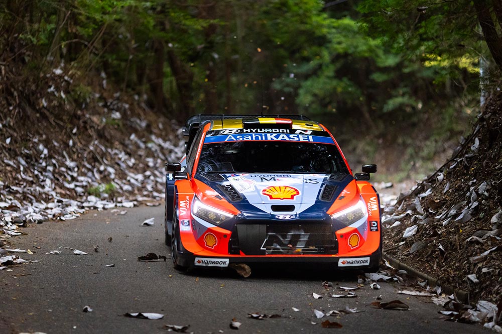 Thierry Neuville WRC Rally Japan 2025 Hyundai i20 N Rally1: Neuville opnieuw geplaagd door pech