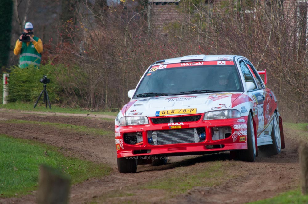 Berkelland Rally 2025 Jim van den Heuvel Mitsubishi Lancer EVO III