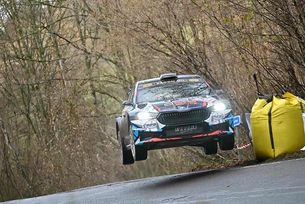 Bernhard Ten Brinke Spa Rally 2025 Skoda Fabia RS Rally2