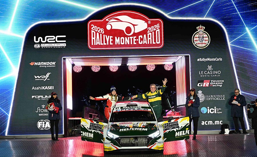 Henk Vossen en Saskia Bleijenberg trotseren ijzingwekkende omstandigheden in WRC Rallye Monte-Carlo 2026 Podium