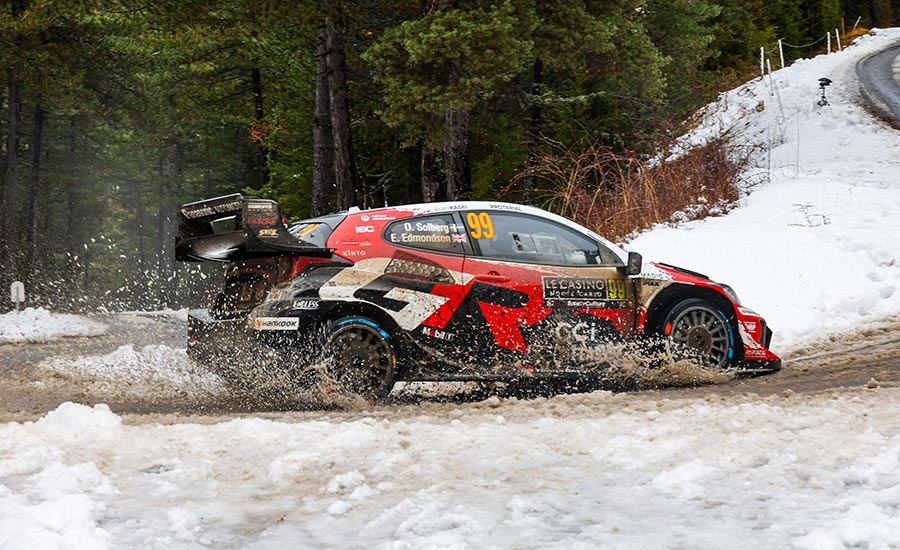 Solberg controleert WRC Monte-Carlo, leiding over een minuut