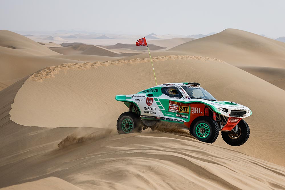 Tim en Tom Coronel Dakar Rally 2026 Duinen Century Buggy CR7 T1+
