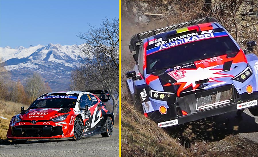 Toyota ijzersterk met 1-2-3-4-5 in shakedown WRC Monte-Carlo, 'transmissieproblemen' voor Neuville