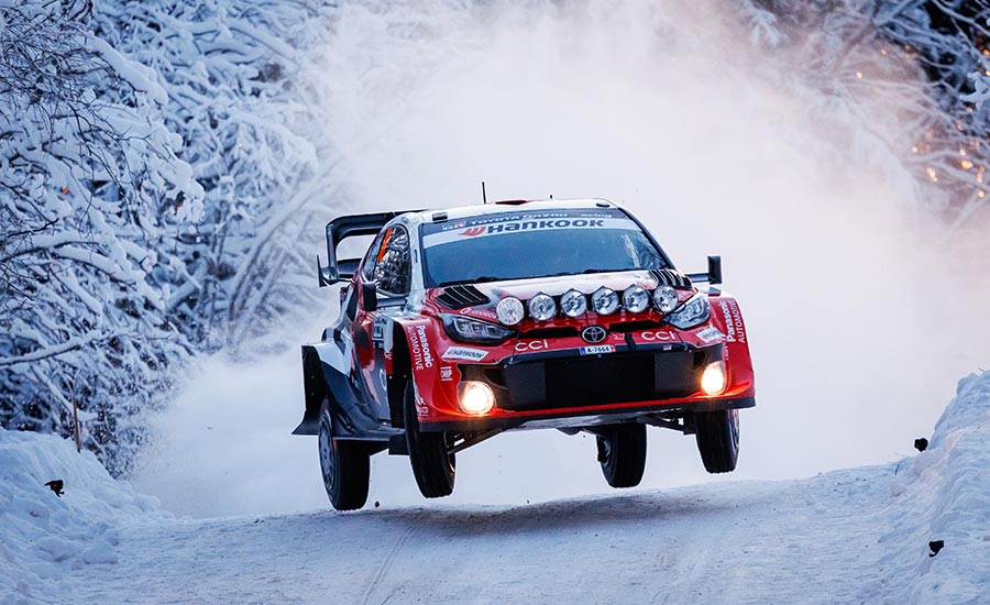 Katsuta nipt leider voor Evans na WRC Rally Sweden Dag 2, Neuville 7e