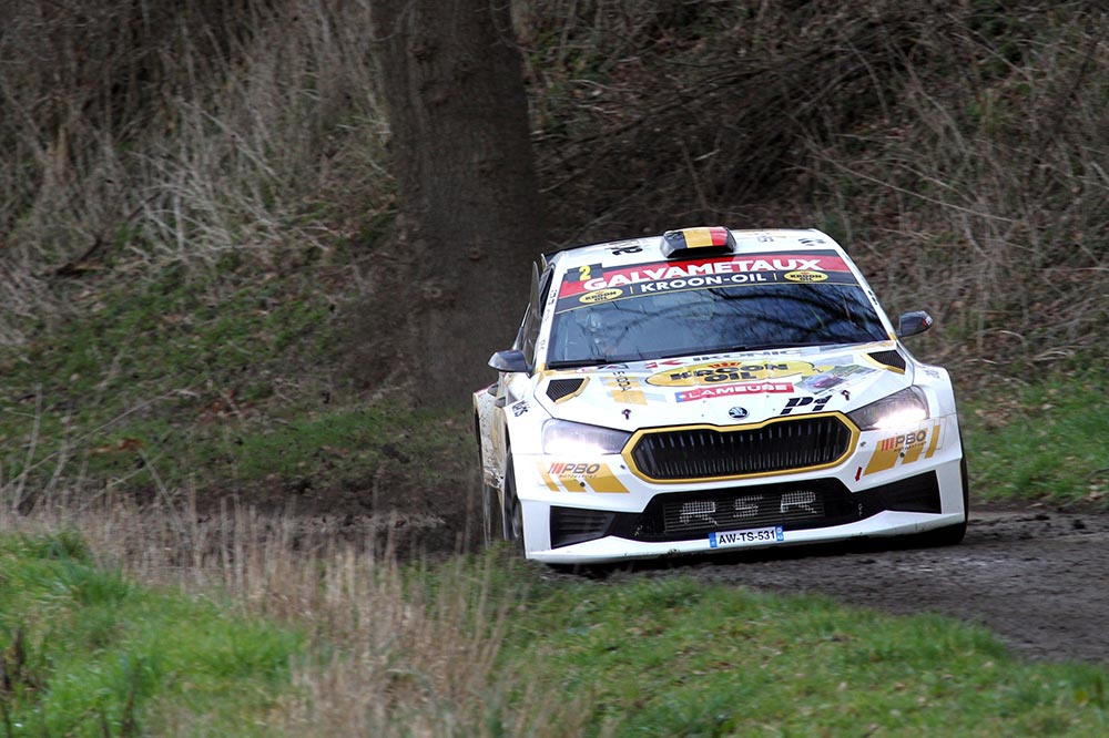 Cédric Cherain Jasper Vermeulen Rally van Haspengouw 2026 Skoda Fabia RS Rally2