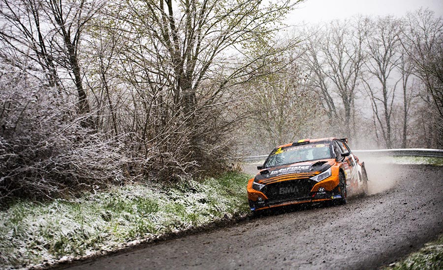 'The Ginger One' pakt eerste BRC-podium in Rallye des Ardennes