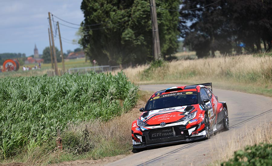 Internationale topaffiche in Monteberg Rally met Lefebvre, Munster, Cais maar forfait Verstappen
