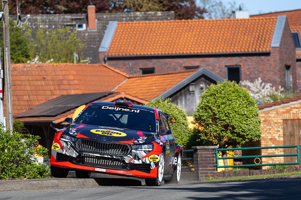 Kevin van Deijne Lisette Bakker ADAC Rallye Sulingen 2026 P3 Overall P1 ONRK Skoda Fabia RS Rally2