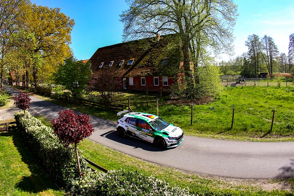 Marijan Griebel Ella Kremer ADAC Rallye Sulingen 2026 Winner Skoda Fabia RS Rally2