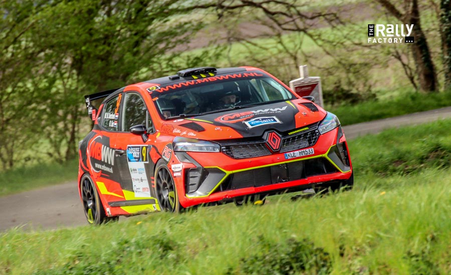 Overbeek (Rally3/4) en Van Empel (Rally5) winnen in Clio Rally Trophy NL tijdens Zuiderzee Rally