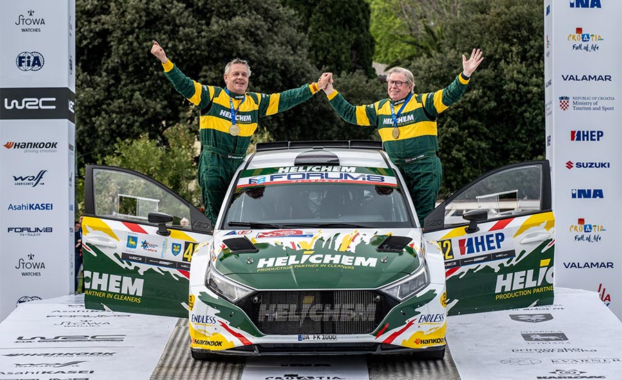 Probleemloze WRC Rally van Kroatië voor Henk Vossen en Radboud van Hoek: 'Lastigste rally die ik ken'