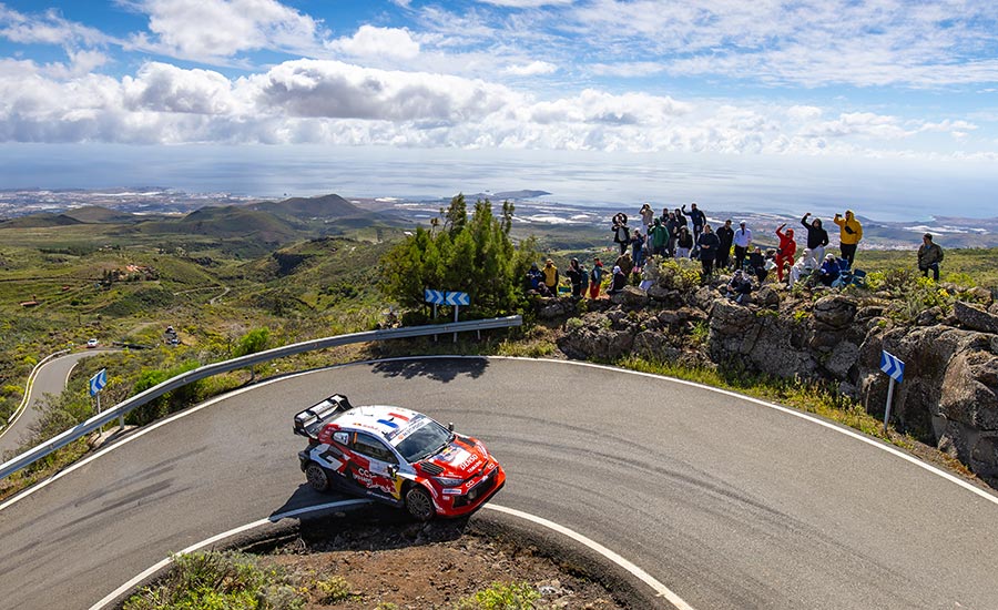 WRC Rally Islas Canarias: Ogier pakt eerste zege van 2026 Solberg crasht in voorlaatste KP