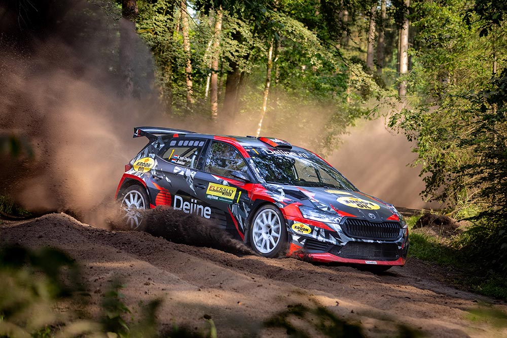 Kevin van Deijne Lisette Bakker ELE Rally 2026 Winnaars Skoda Fabia RS Rally2
