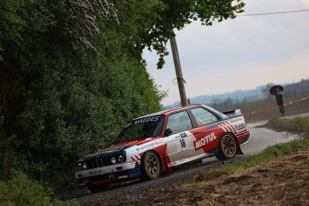 Pieter-Jan Maeyaert Winnaar Historic Monteberg Rally 2026 P5 algemeen BMW M3 E30