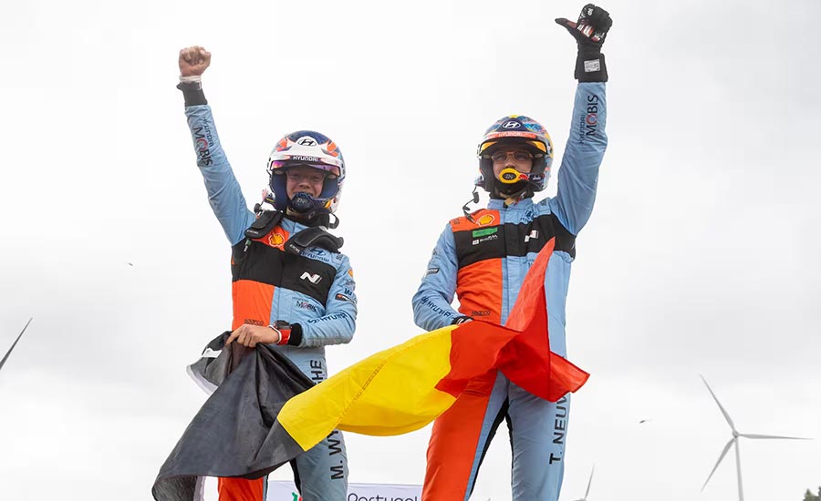 WRC Rally Portugal: Neuville pakt eerste zege van 2026 na lekke band Ogier