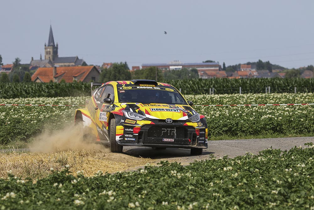 Stephane Lefebvre Pieter Tsjoen Ypres Rally 2026 Tooyta GR Yaris Rally2