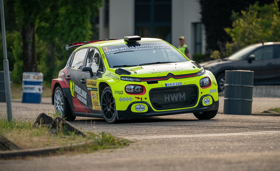 Vrielink geniet van snelle ELE Rally: 'De snelheid lag enorm hoog' P2 Citroën C3 Rally2 Hans Weijs Motorsport