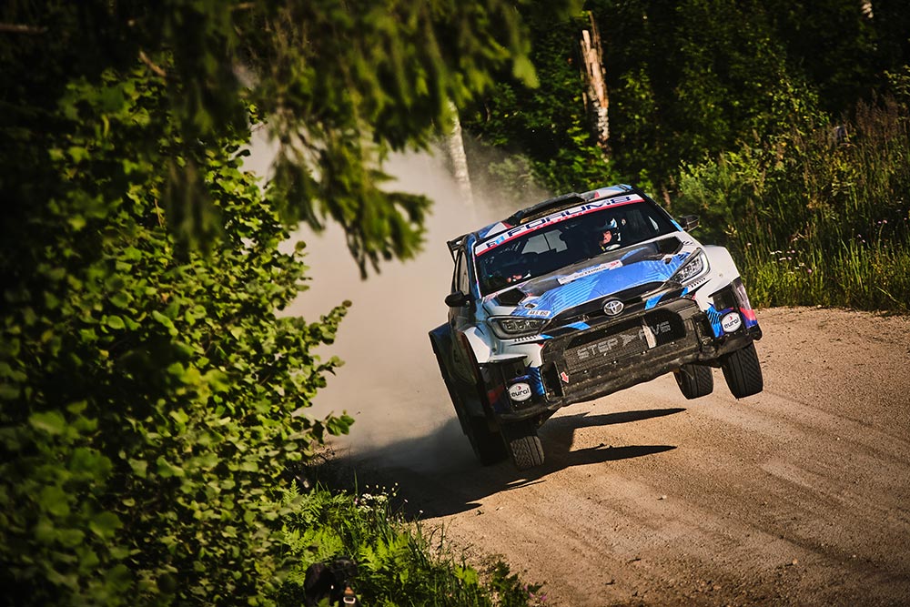 Bernhard ten Brinke WRC Rally Estonia Estland Day 2 Toyota GR Yaris Rally2