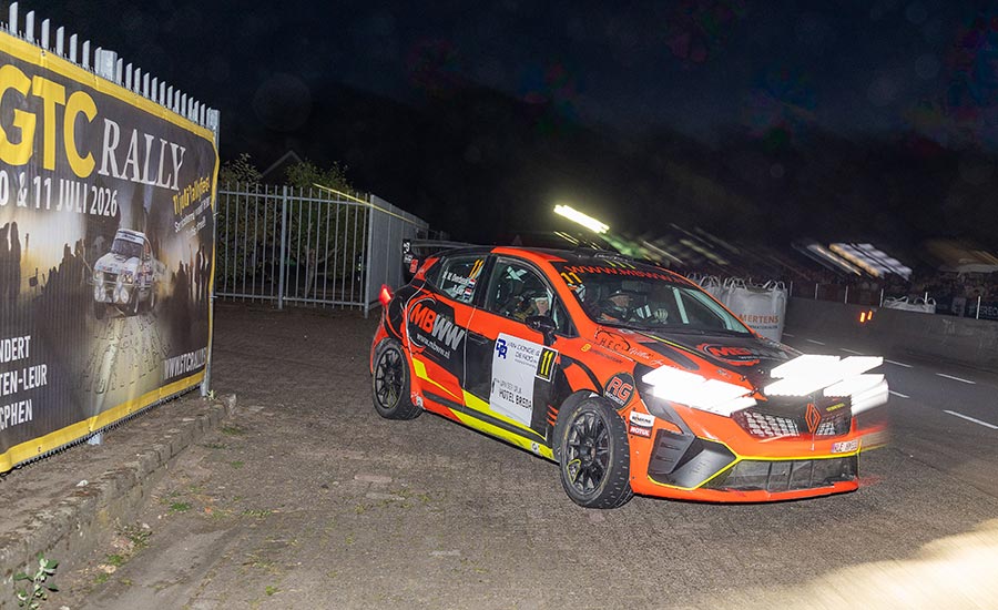 Clio Trophy GTC Rally: Overbeek wint opnieuw, eerste Rally5-zege voor Van Iersel