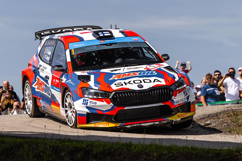 ERC Rally Poland Polen Suninen pakt overwinning en breidt EK-leiding uit, eerst Junior ERC-zege voor Heindrichs