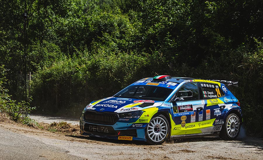 ERC Rally di Roma Capitale Eerste ERC-zege voor Daprà Suninen nieuwe EK-leider