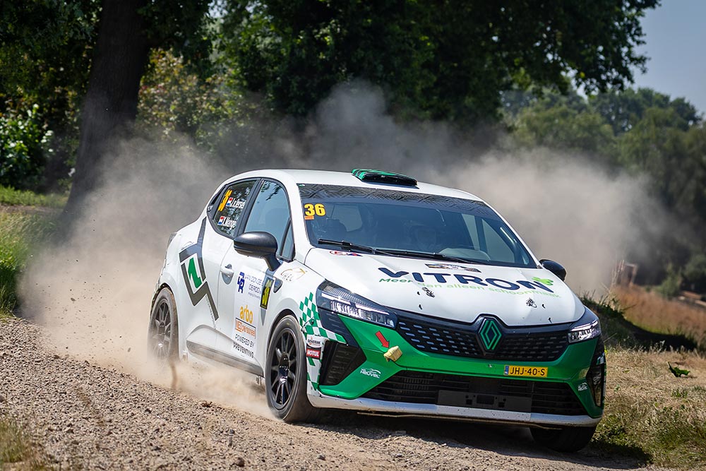 Jip van Iersel Xavier Mangé Clio Trophy NL Rally5 Winnaars GTC Rally 2026 Renault Clio