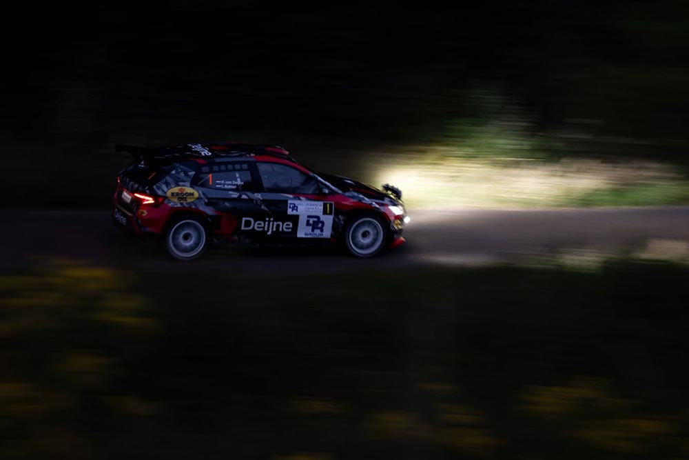 Kevin van Deijne GTC Rally 2026 Nacht van Achtmaal Winnaar P1 Skoda Fabia RS Rally2 Night