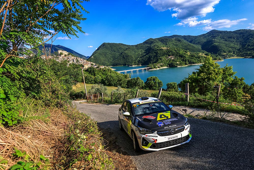Tom Heindrichs ERC Rally di Roma Capitale 2026 Opel Corsa Rally4 P5 Junior ERC