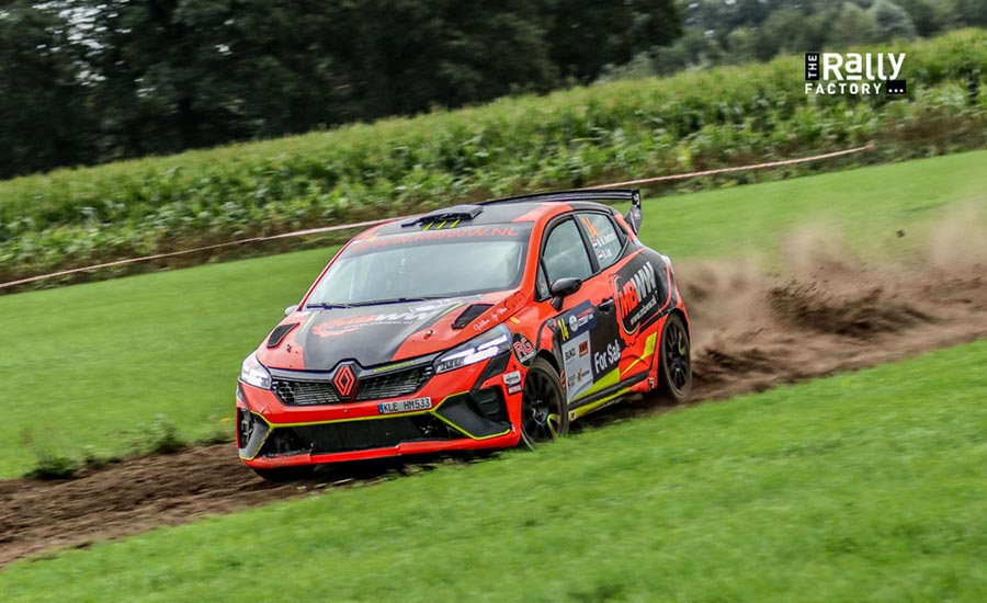 Willem Wouter Overbeek Renaldo Lier pakken Rally3-4 titel Clio Rally Trophy NL 2026 Hellendoorn Rally